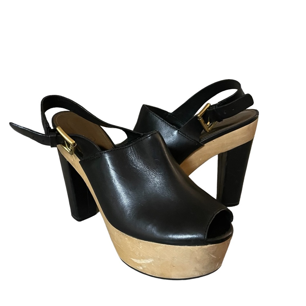 Coach Petrina Leather Clogs